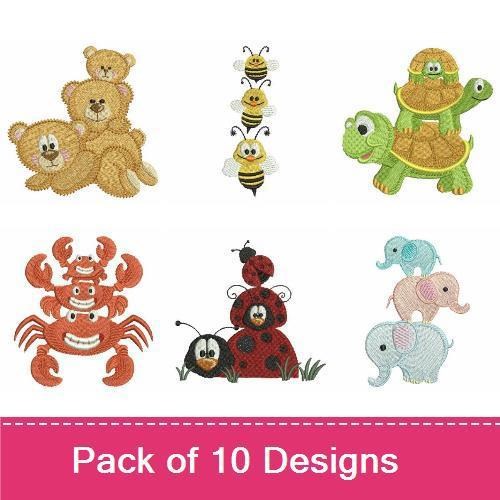 Stacked Animals