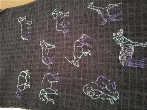 Redwork Safari Animal Embroidery Bundle – Lion, Elephant, Gorilla & More (10 Designs)