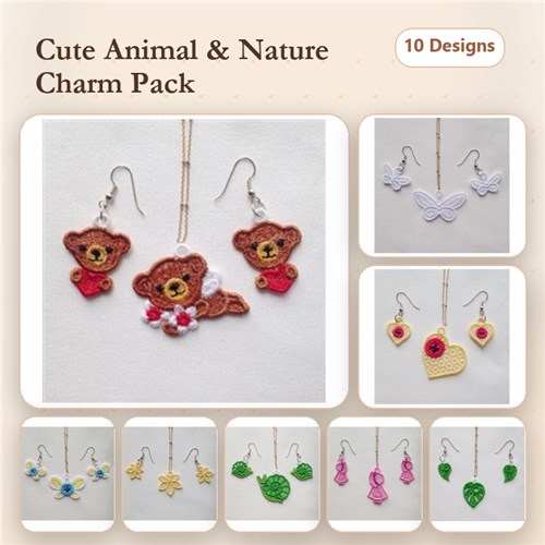 FSL Earrings And Pendant 2