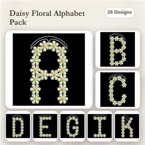 FSL Floral Letters