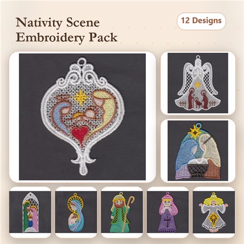 FSL Nativity Ornaments 3