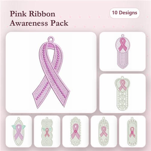 FSL Pink Ribbon Bookmarks