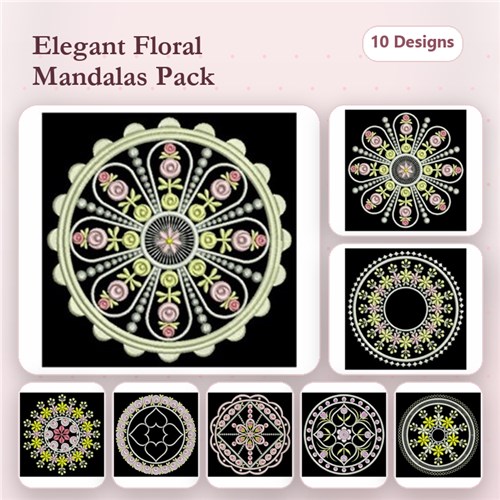 Heirloom Floral Circles Heirloom Floral Circles