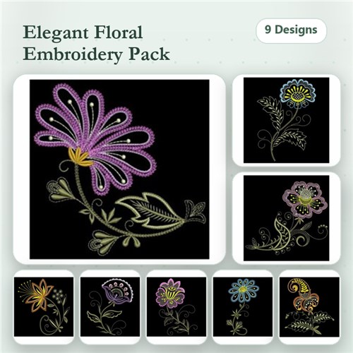 Jacobean Florals 7 Jacobean Florals 7