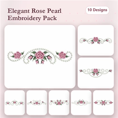 Pearl Roses Borders 2 Pearl Roses Borders 2