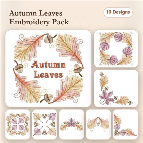 Rippled Autumn Leaves 2