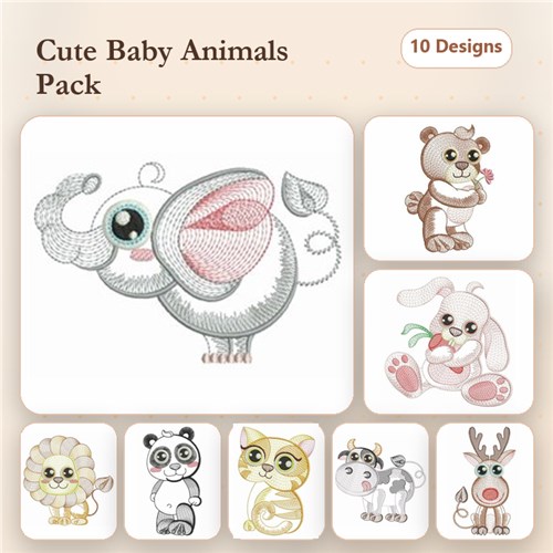 Rippled Baby Animals 3