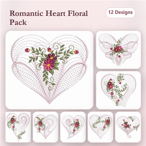 Rippled Floral Hearts 2 Rippled Floral Hearts 2