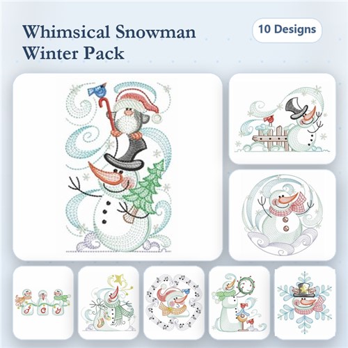 Rippled Snowman