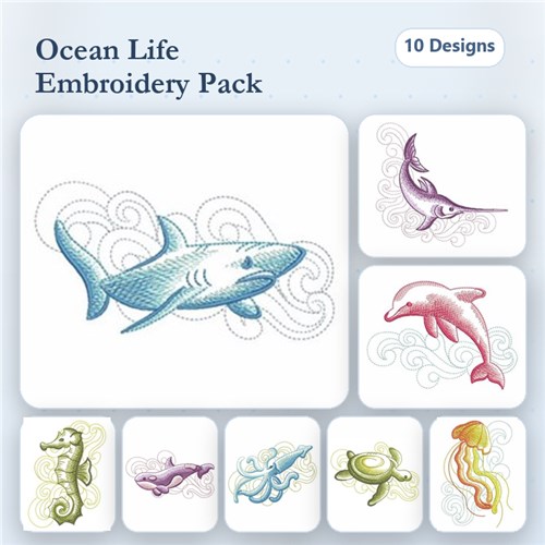 Sketched Sealife 2 Sketched Sealife 2