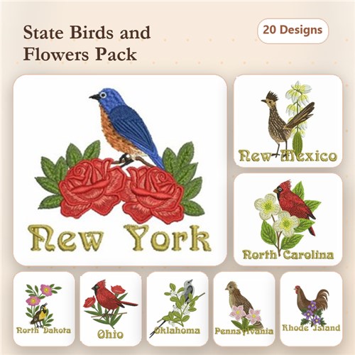 State Birds And Flowers 4