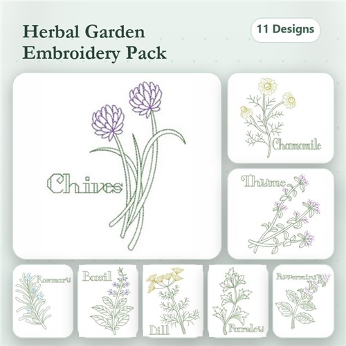 Vintage Kitchen Herbs