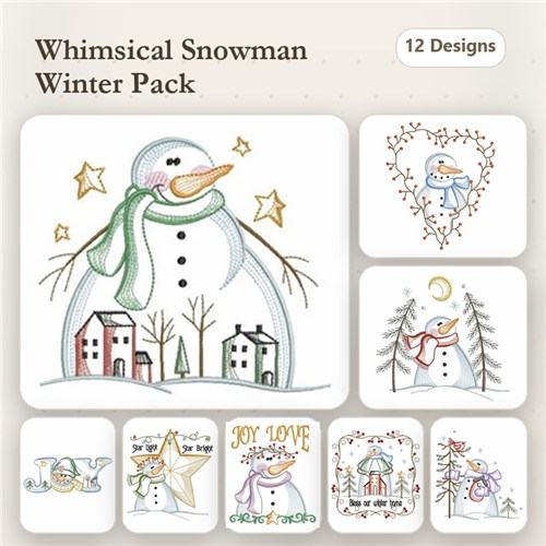 Vintage Snowman 3