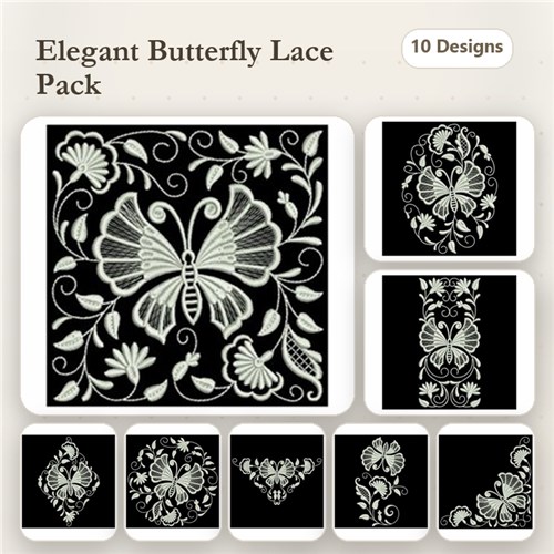 White Work Butterflies White Work Butterflies