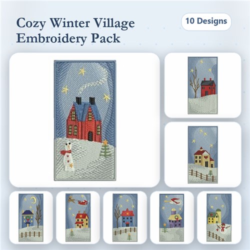 Winter Panel Scene