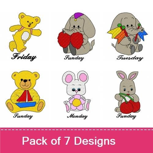 Days Of The Week Animals