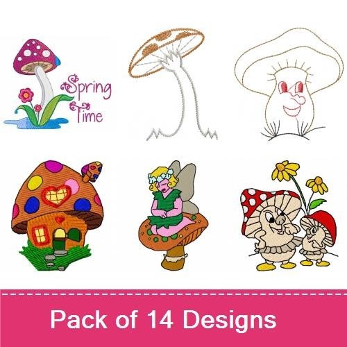 Cartoon Mushrooms