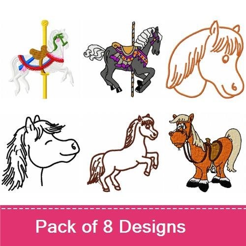 Fun Cartoon Horses