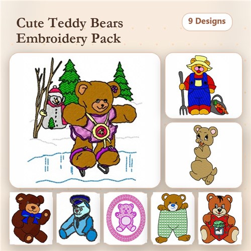 Comic Teddy Bears