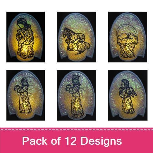 Nativity Tea Lights