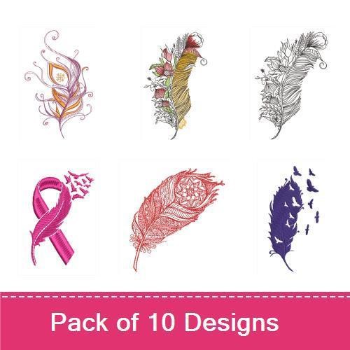 Artistic Beautiful Feather Collection