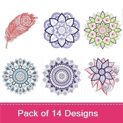 Flower Mandala Circles