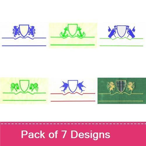 7 Large Crests - Horiz.