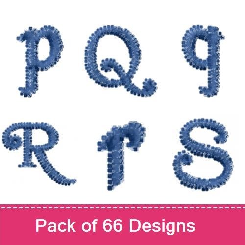 Vintage Blue Numbers Embroidery Designs Bundle – Zero, One, Two, Three & More (66 Designs)
