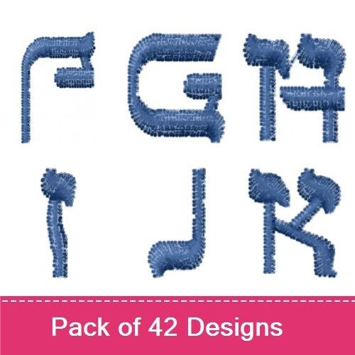 Hebrew Letters Embroidery Designs Bundle – Aleph, Bet, Gimel, Dalet & More (42 Designs)
