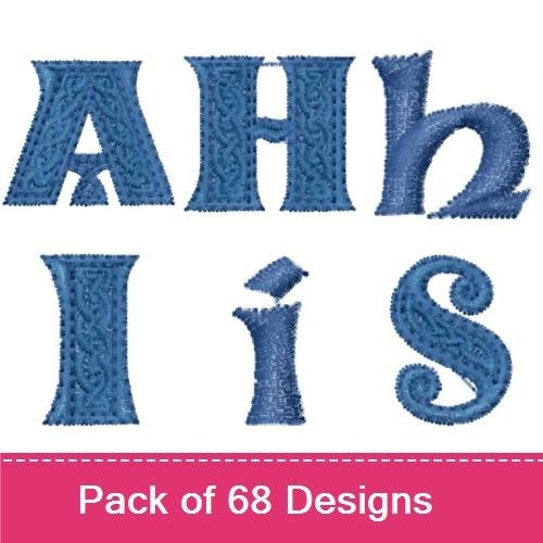 Denim Numbers & Symbols Embroidery Bundle – Number 0, Number 1, Number 2, Number 3 & More (68 Designs)