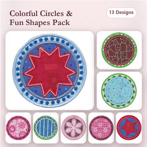 Applique Circle Frames