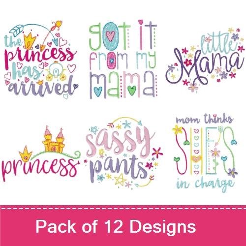Baby Girl Sentiments Three