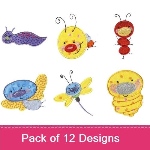 Doodle Bugs Applique