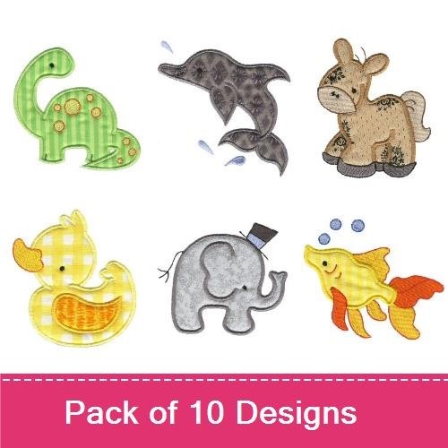 Sweet Applique Animals