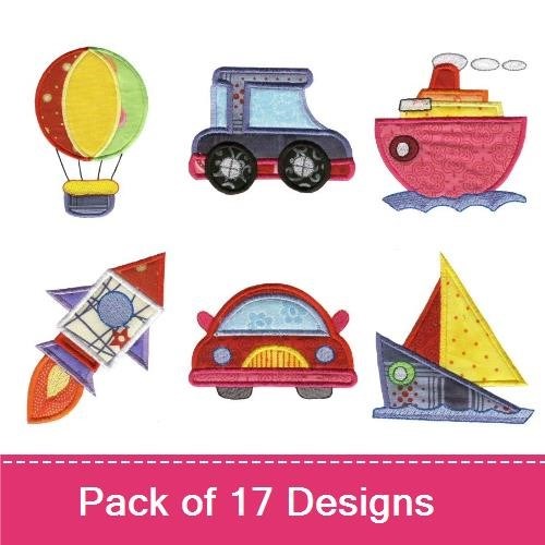 On The Move Applique