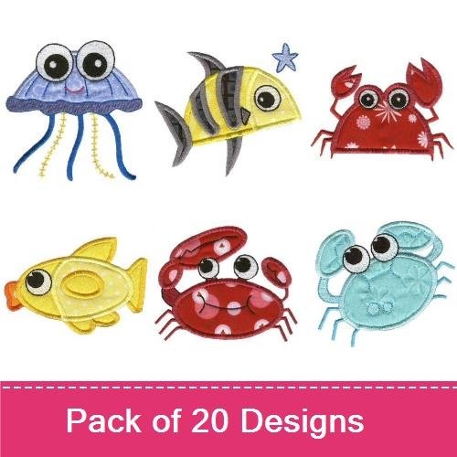 Sea Squirts Applique
