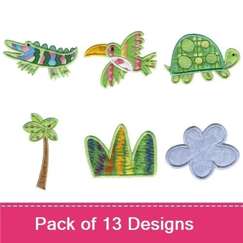 Jungle Daze Applique