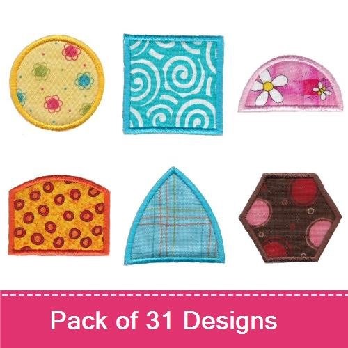 Small Applique Shapes