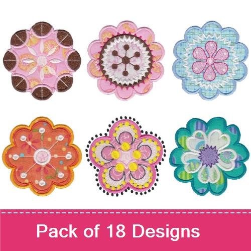 Fabulous Flowers Applique