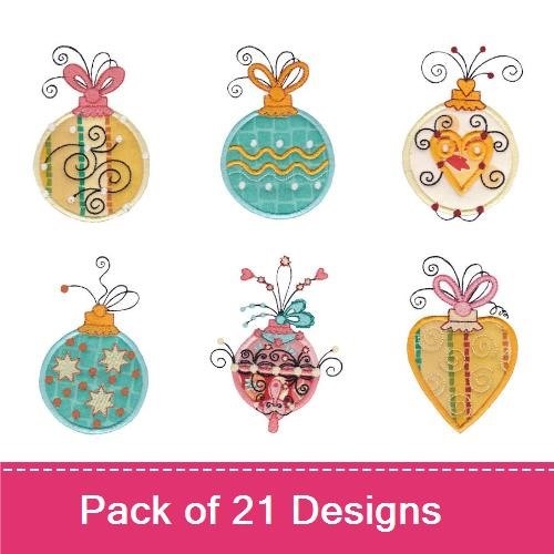 Whimsy Ornaments Applique