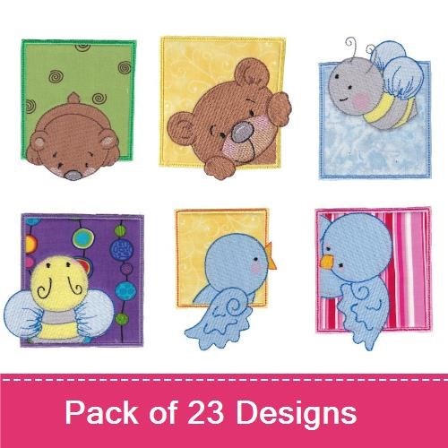 Animal Embroidery Bundle – Cute Characters (23 Designs)