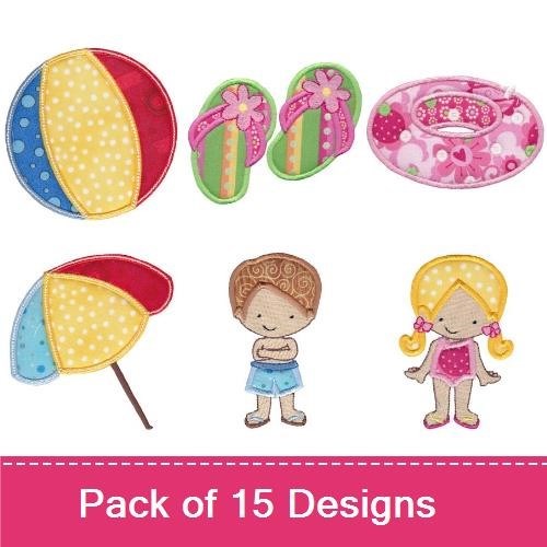 Pool Party Applique