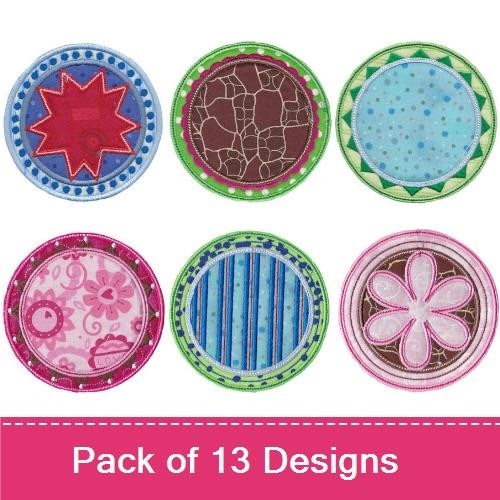 Applique Circle Frames