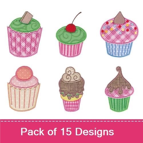Simply Cupcakes Applique