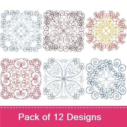 Country Flowers Quilt Blocks
