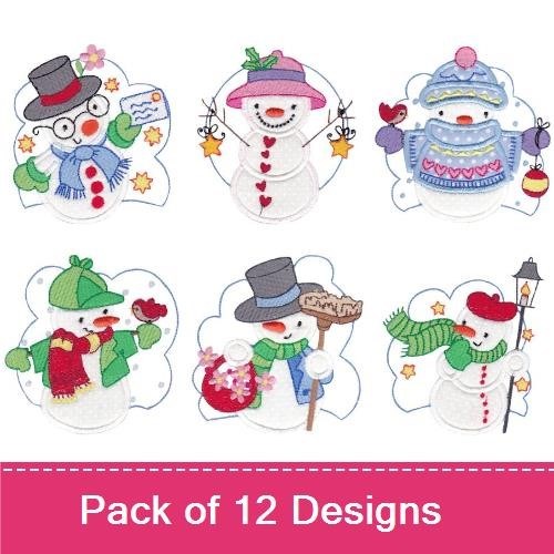 Snow Cuties Applique