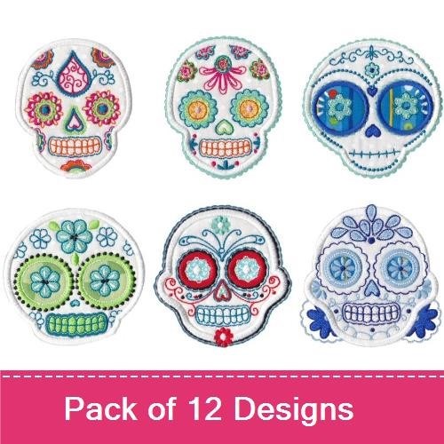 Sugar Skulls Applique