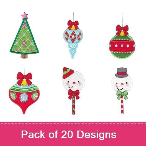 Jolly Holiday Applique