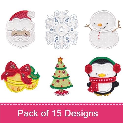 Here Comes Christmas Applique