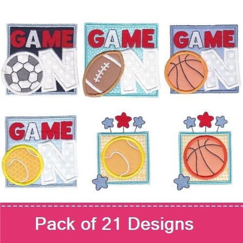 Box Sports Applique